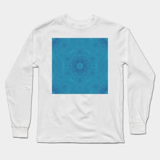 Sacred blue kaleidoscope Long Sleeve T-Shirt